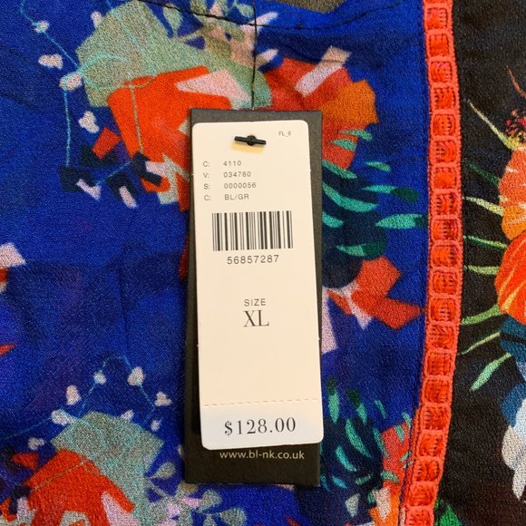 Anthropologie Floral Miranda Puff-Sleeve Peasant - Picture 7 of 8